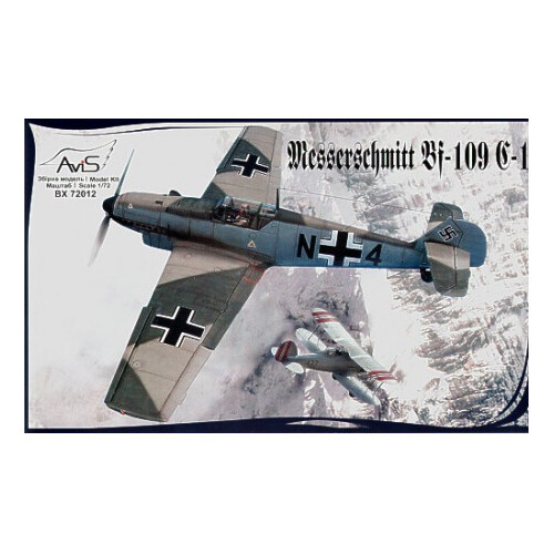 AviS 1/72 Bf-109 C-1 Plastic Model Kit [72012]