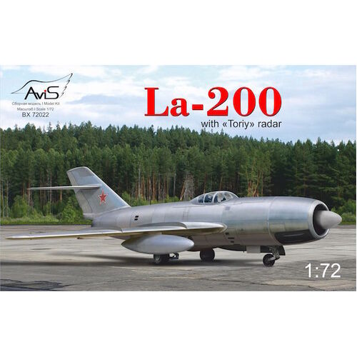 AviS 1/72 Lavochkin La-200 with Toriy radar Plastic Model Kit [72022]