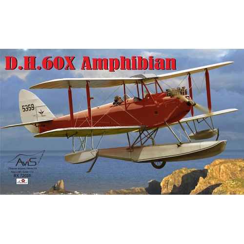 AviS 1/72 D.H.60X Amphibian Plastic Model Kit [72028]