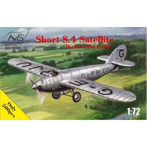 AviS 1/72 Short S.4 Plastic Model Kit [72034]