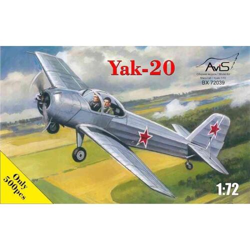 AviS 1/72 Yak-20 Plastic Model Kit [72039]