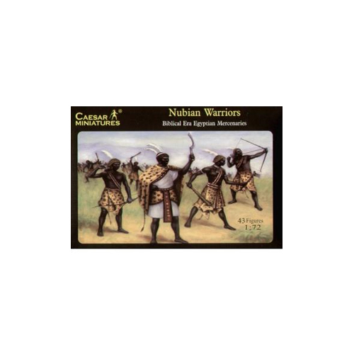 Caesar Miniatures 1/72 Nubian Warriors (Egyptian Mercenaries) Plastic Model Kit [H049]