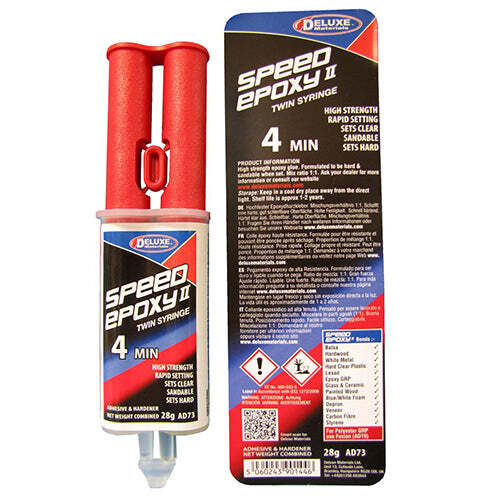 Deluxe Materials Speed Epoxy II 28g Syringe [AD73]