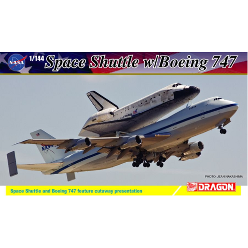 Dragon 1/144 SPACE SHUTTLE w/747-100 CSA [14705]