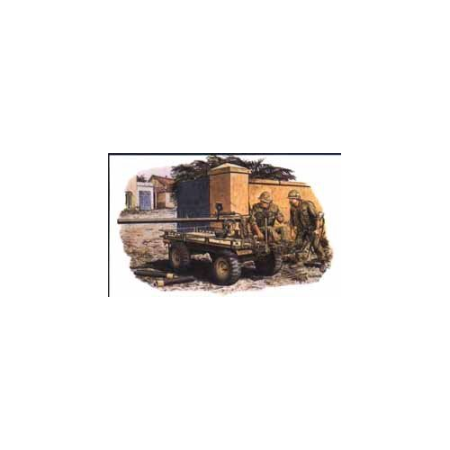 Dragon 1/35 M274 Mule w/106mm R.R. & Crew (Hue City 1968) Plastic Model Kit [3315]