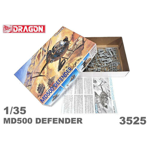 Dragon 1/35 MD500 Defender Plastic Model Kit [3525]