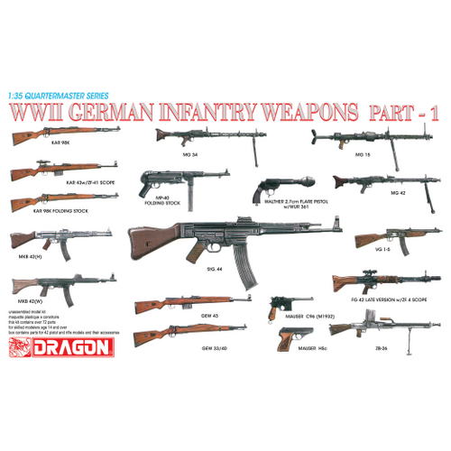 Dragon 1/35 WWII GERMAN INFANTRY WEAPONS [3809]