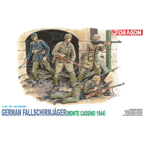 Dragon 1/35 Fallschirmjager Monte Cassino1944 Plastic Model Kit