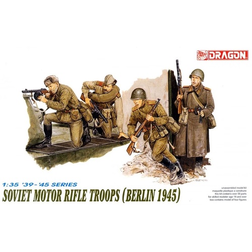 Dragon 1/35 Soviet Motor Rifle Troops (Berlin 1945) Plastic Model Kit