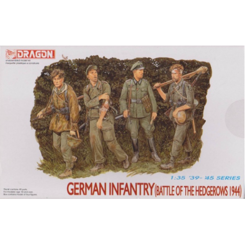 Dragon 1/35 German Infantry (Battle Of The Hedgerows 1944) Plastic Model Kit