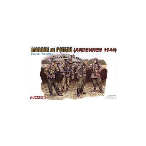 Dragon 1/35 Ambush at Poteau (Ardennes 1944) Plastic Model Kit [6091]