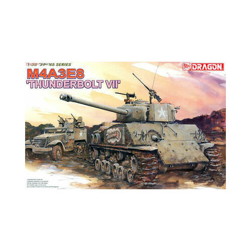 Dragon 1/35 M4A3E8 "Thunderbolt VII" Plastic Model Kit [6183]