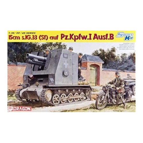 Dragon 1/35 15cm s.IG.33(Sf) auf Pz.Kpfw.I Ausf.B Plastic Model Kit [6259]