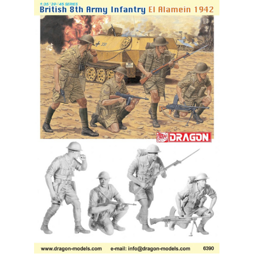 Dragon 1/35 British 8th Army Infantry (El Alamein 1942) [6390]