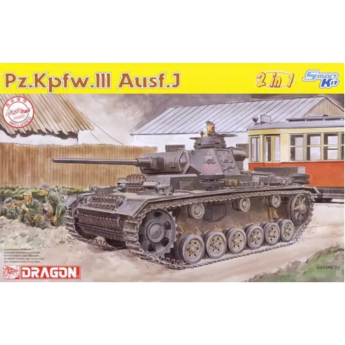 Dragon 1/35 Pz.Kpfw.III Ausf.J Plastic Model Kit