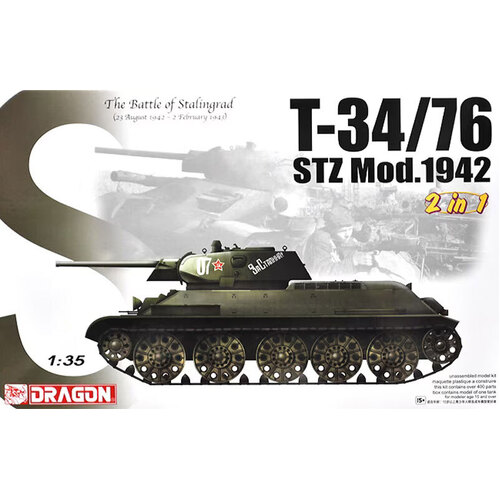 Dragon 1/35 T-34/76 STZ Mod.1942 Plastic Model Kit