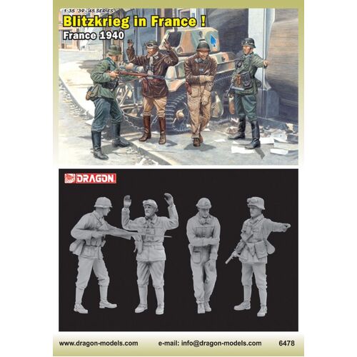 Dragon 1/35 Blitzkrieg in France! (France 1940) Plastic Model Kit