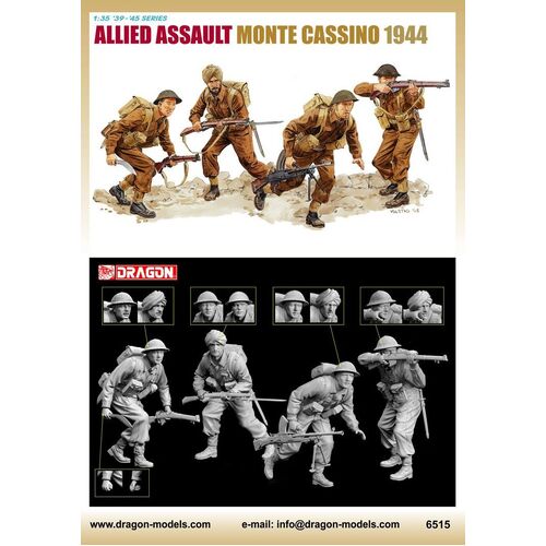 Dragon 1/35 Allied Assault Monte Cassino 1944 Plastic Model Kit