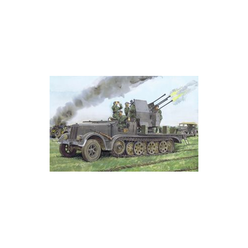 Dragon 1/35 Sd.Kfz.7/1 2cm Flakvierling 38 auf Selbstfahrlafette Plastic Model Kit [6525]