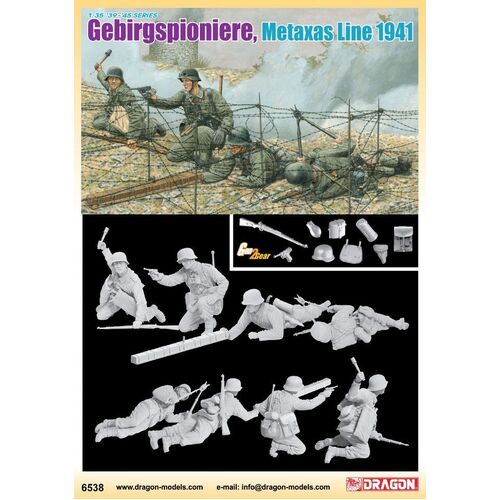 Dragon 1/35 Gebirgspioniere (Metaxas Line 1941) Plastic Model Kit [6538]