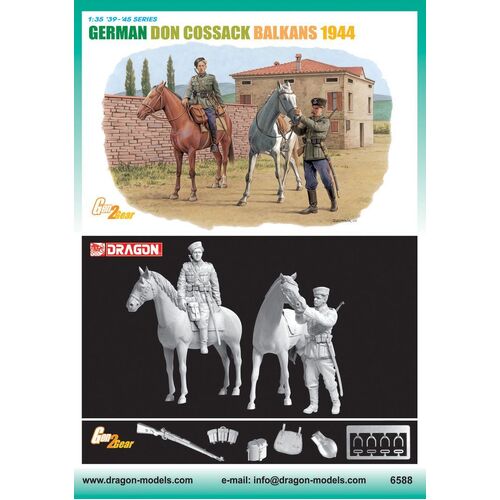 Dragon 1/35 German Don Cossack (Balkans 1944) Plastic Model Kit