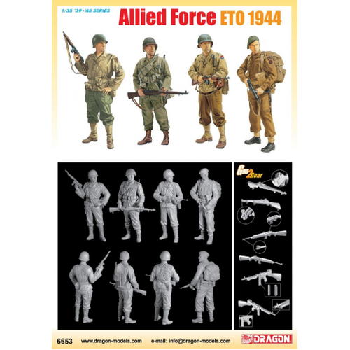 Dragon 1/35 Allied Force (ETO 1944) Plastic Model Kit [6653]