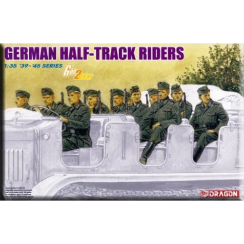 Dragon 1/35 German Half-Track Riders Plastic Model Kit