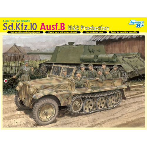 Dragon 1/35 Sd.Kfz.10 Ausf.B 1942 PRODUCTION (SMART KIT) [6731]