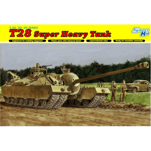 Dragon 1/35 T28 Super Heavy Tank Plastic Model Kit [6750]