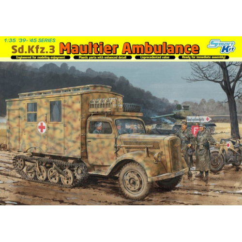 Dragon 1/35 Sd.Kfz.3 Maultier Ambulance Plastic Model Kit