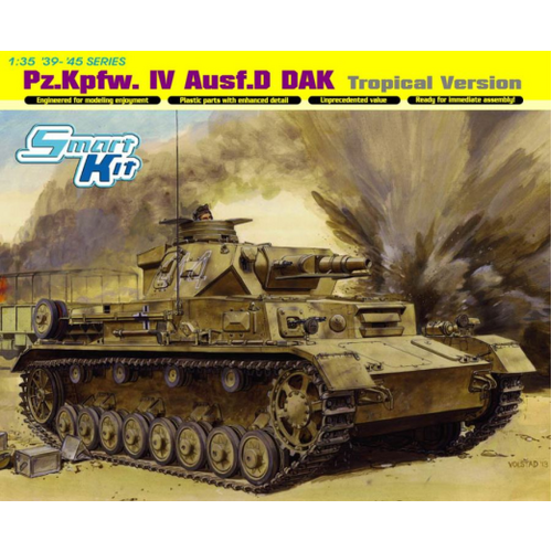 Dragon 1/35 Pz.Kpfw.IV Ausf.D TROPICAL VERSION (SMART KIT) [6779]