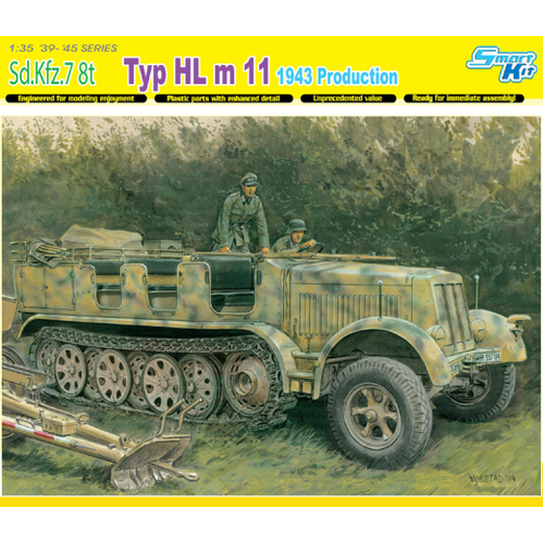 Dragon 1/35 Sd.Kfz.7 8(t) Typ HL m 11 1943 Production (Smart Kit) [6794]