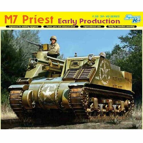 Dragon 1/35 M7 Priest Early w/ Magic Track Plastic Model Kit [6817]