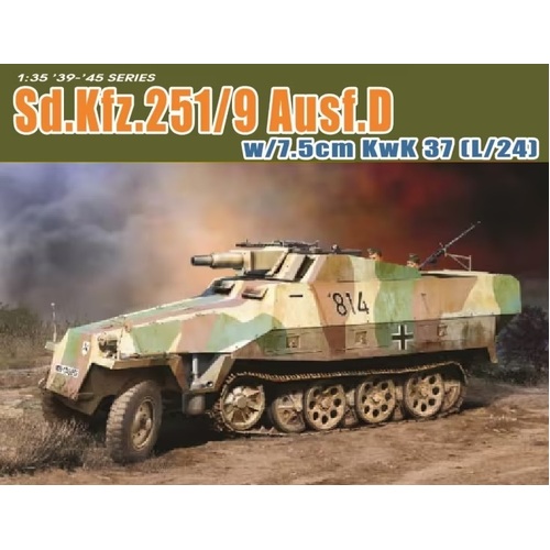 Dragon 1/35 Sd.Kfz.251/9 Ausf.D Plastic Model Kit