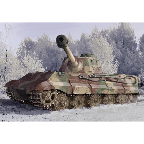 Dragon 1/35 Kingtiger Late Production w/New Pattern Track Plastic Model Kit Ardennes 1944 [6900]