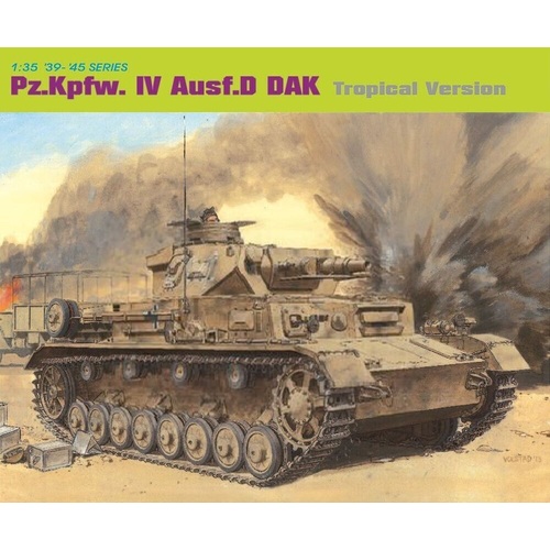 Dragon 1/35 Pz.Kpfw.IV Ausf.D DAK Tropical Version (Premium Edition) Plastic Model Kit