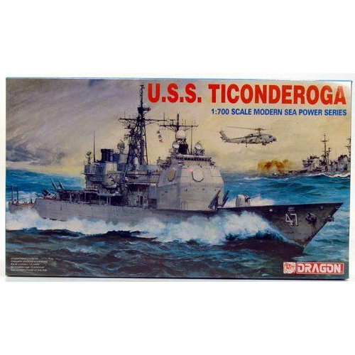 Dragon 1/700 Aegis Cruiser U.S.S. Ticonderoga [7018]