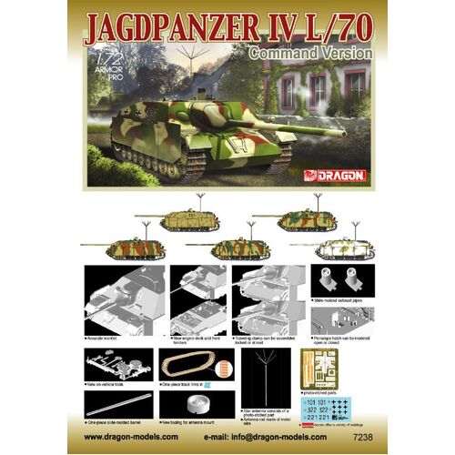 Dragon 1/72 JAGDPANZER 1V L70 [7238]