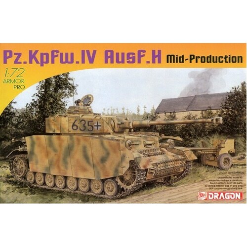 Dragon 1/72 Pz.Kpfw.IV Ausf.H Mid Production Plastic Model Kit [7279]