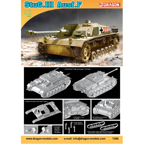 Dragon 1/72 StuG.III Aust.F [7286]