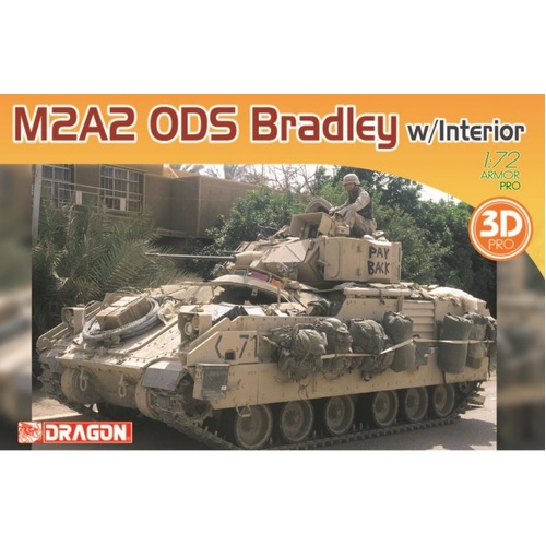 Dragon 1/72 M2A2 w/Interior Plastic Model Kit