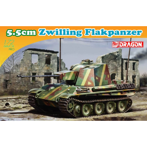 Dragon 1/72 5.5cm ZWILLING FLAKPANZER [7488]