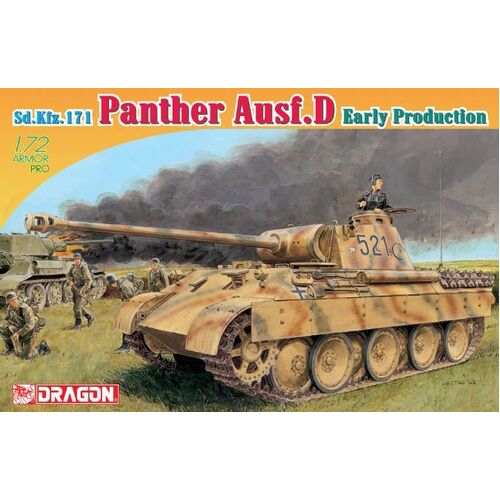 Dragon 1/72 Sd.Kfz.171 PANTHER Ausf.D EARLY PRODUCTION [7494]