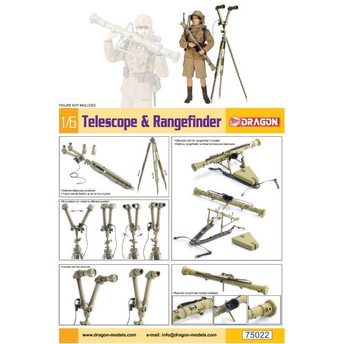 Dragon 1/6 TELESCOPE and RANGEFINDER [75022]