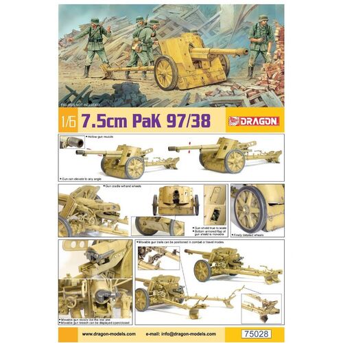 Dragon 1/6 7.5CM PAK 97/38 [75028]