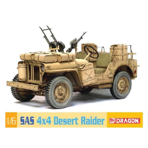 Dragon 1/6 SAS 4x4 Desert Raider Plastic Model Kit [75038]