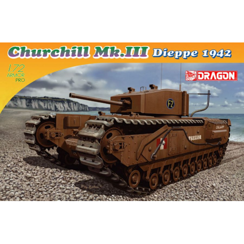 Dragon 1/72 CHURCHILL MK.III (DIEPPE 1942) [7510]