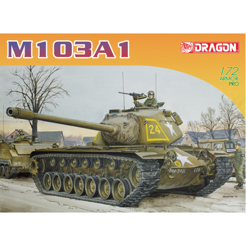 Dragon 1/72 M103A1 HEAVY TANK [7519]