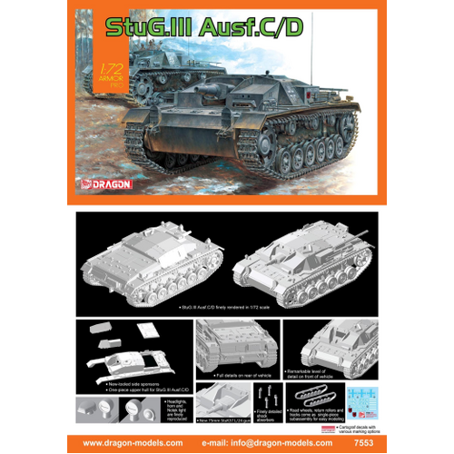 Dragon 1/72 StuG.III Ausf.C/D [7553]