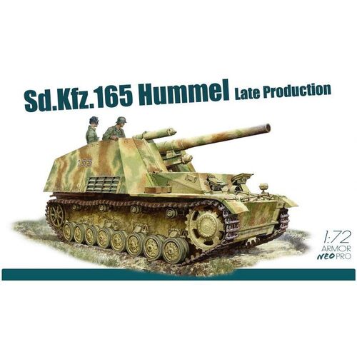 Dragon 1/72 Sd.Kfz.165 Hummel Late Production w/NEO Tracks Plastic Model Kit [7628]